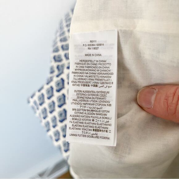 Boden Geometric Pencil Skirt Sz 8 - Picture 5 of 9